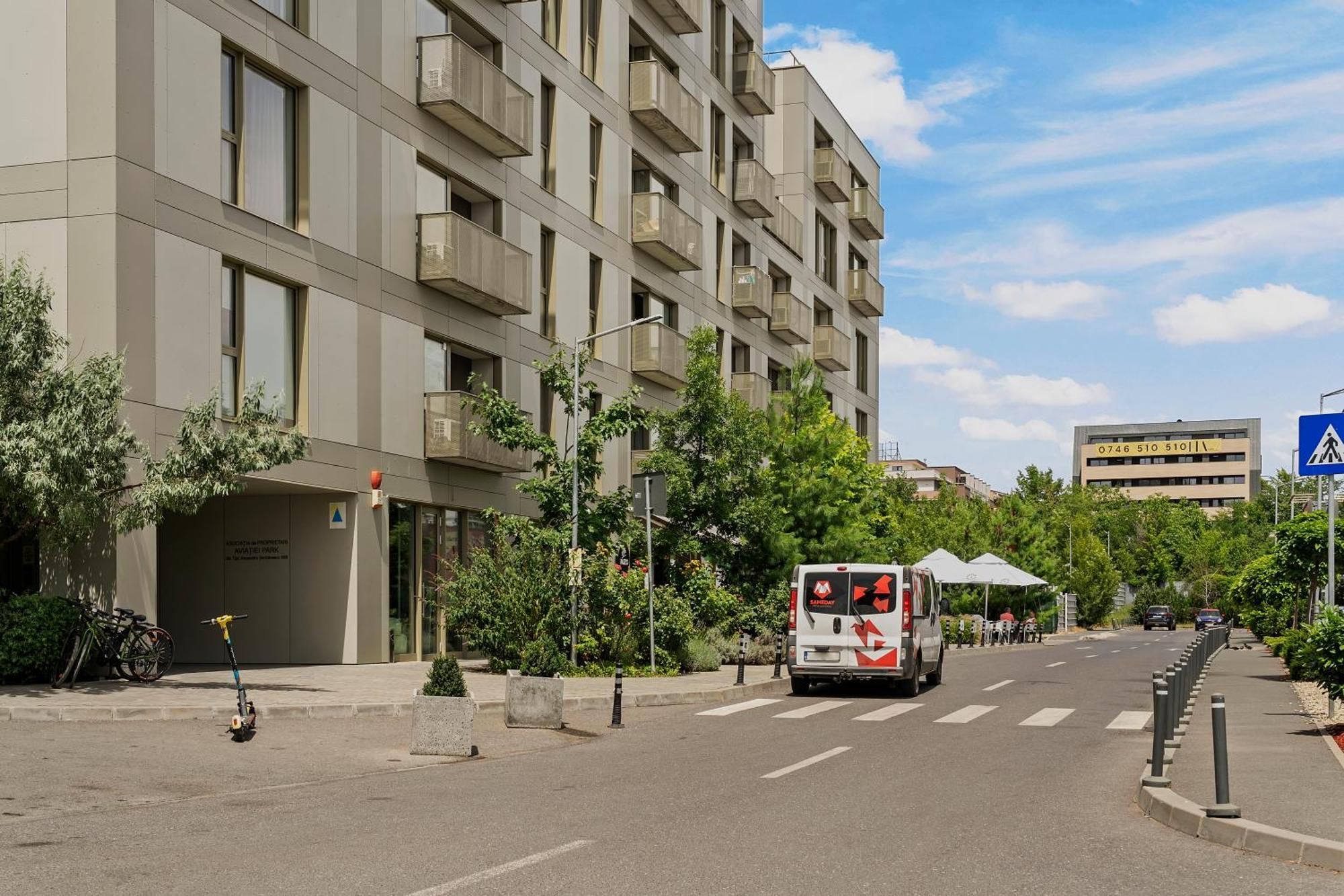 Mido Aviatie Park Apartments With Private Parking & Self Check-In Bukarest Eksteriør billede